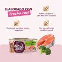 Delickcious™ comida húmeda- mousse - trucha con brócoli. Dieta completa equilibrada para gatos adultos, 85g