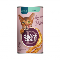 DELICKCIOUS™ Bebida con atún.Dieta complementaria para gatos,140g
