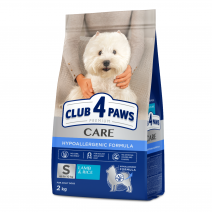 CLUB 4 PAWS Premium pienso seco completo para perros adultos de razas pequeñas -cordero y arróz ,2 kg