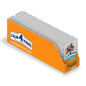 CLUB 4 PAWS Premium comida húmeda con vacuno en gelatina para gatos adultos Esterilizados