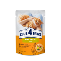 CLUB 4 PAWS Premium comida húmeda con salmon en gelatina para gatos adultos