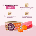 DELICKCIOUS™ Atún con zanahoria i arroz en salsa. Comida húmeda complementaria  para gatos adultos, 85 g