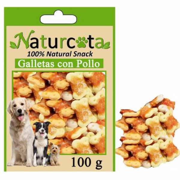 Galletas de pollo,100g