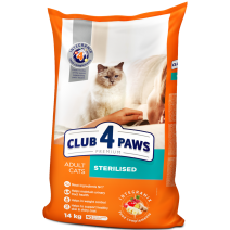 CLUB 4 PAWS Premium "Sterilised" Pienso Seco para Gatos Esterilizados 14 kg