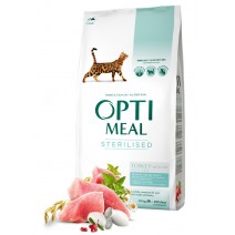 OPTIMEAL™ Pienso Seco para Gatos Esterilizados con Pavo y Avena, 10 kg