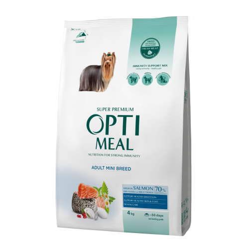 OPTIMEAL™ Pienso seco completo para perros adultos para razas pequeñas y mini -salmon 1,5kg