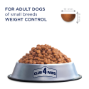 CLUB 4 PAWS  "Light"Premium pienso seco completo para perros adultos esterilizados de razas pequeñas -alto contenido de pavo ,5 kg