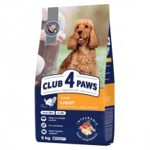 CLUB 4 PAWS Light — Pienso seco para perros esterilizados con pavo, 5 kg