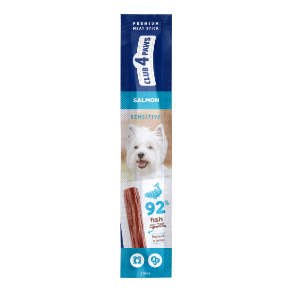 CLUB 4 PAWS Premium barrita  para perros adultos-salmon ,12g