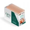 OPTIMEAL ™. Grain free сomplete сanned pet food for adult cats with salmon and shrimps in sauce 0,085 kg