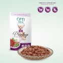 OPTIMEAL™. Сomplete сanned pet food for adult dogs of miniature and small breeds, with lamb and spinach in sauce 